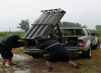 天門人工增雨現場作業視頻曝光